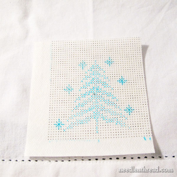 Cross Stitch & Counted Work on Plain Weave Fabric –